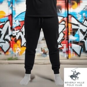 Beverly Hills Polo Club Men's Black Joggers